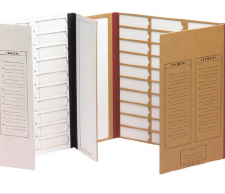 Cardboard Slide Folders